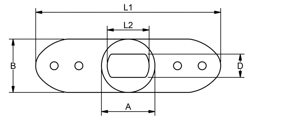 SH61xx back plate for shroud terminals